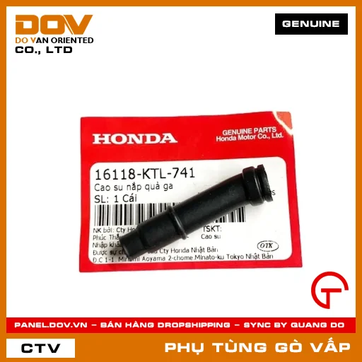 CAO SU NẮP QUẢ GA MÃ PHỤ TÙNG 16118KTL741 — 16118KTL741