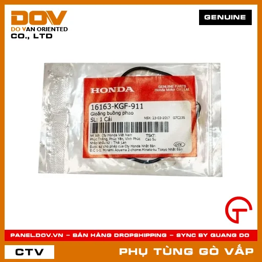 GIOĂNG (RON) BUỒNG PHAO MÃ PHỤ TÙNG 16163KGF911 — 16163KGF911