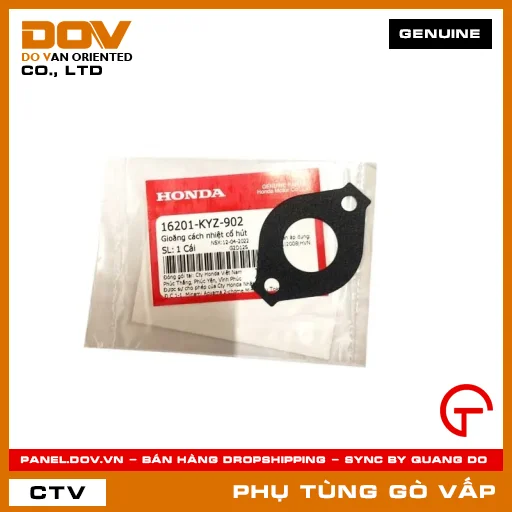 GIOĂNG (RON) CÁCH NHIỆT CỔ HÚT MÃ PHỤ TÙNG 16201KYZ902 — 16201KYZ902