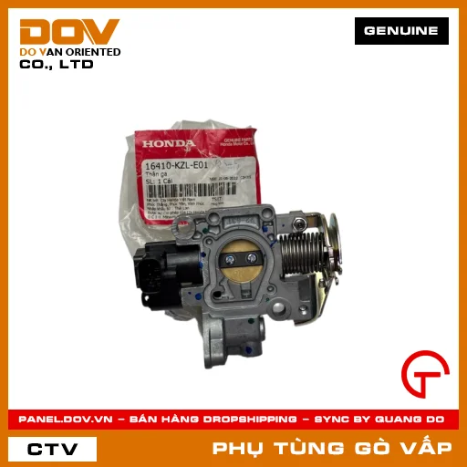 THÂN GA MÃ PHỤ TÙNG 16410KZLE01 — 16410KZLE01