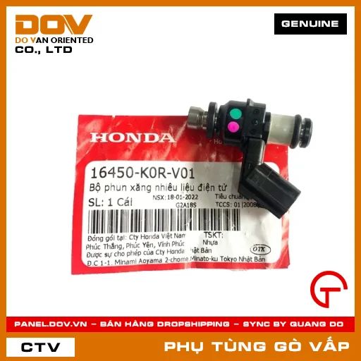 BỘ PHUN NHIÊN LIỆU MÃ PHỤ TÙNG 16450K0RV01 — 16450K0RV01