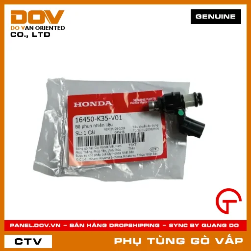 BỘ PHUN NHIÊN LIỆU MÃ PHỤ TÙNG 16450K35V01 — 16450K35V01