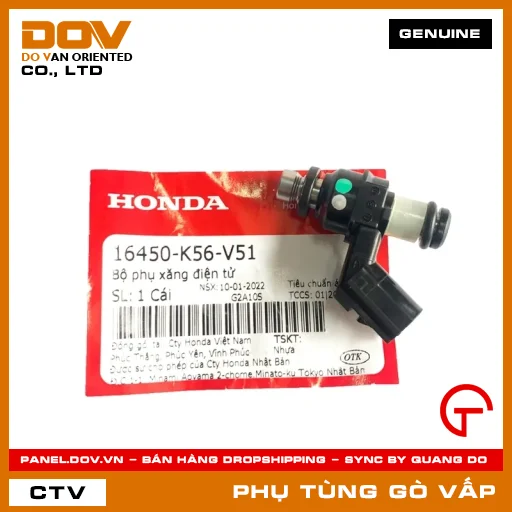 BỘ PHUN NHIÊN LIỆU MÃ PHỤ TÙNG 16450K56V51 — 16450K56V51