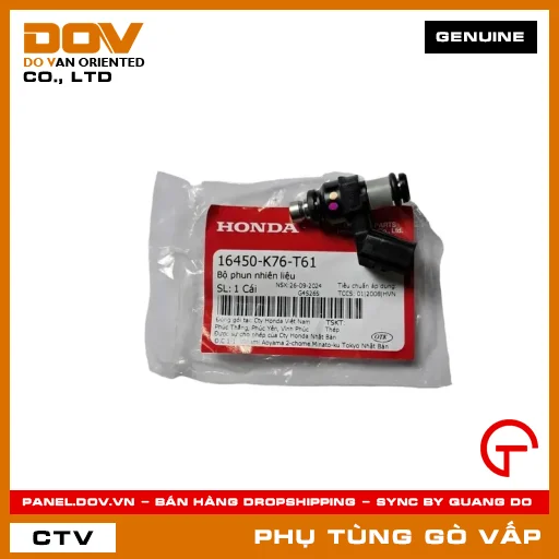 BỘ PHUN NHIÊN LIỆU MÃ PHỤ TÙNG 16450K76T61 — 16450K76T61