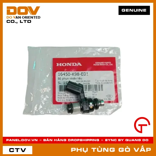 BỘ PHUN NHIÊN LIỆU MÃ PHỤ TÙNG 16450K98E01 — 16450K98E01