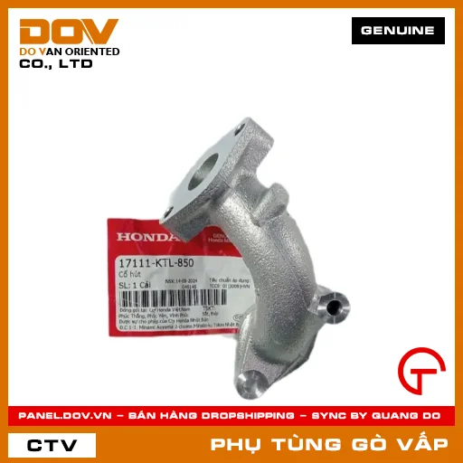 CỔ HÚT MÃ PHỤ TÙNG 17111KTL850 — 17111KTL850