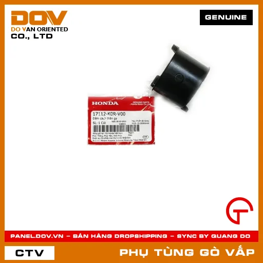 ĐỆM CÁCH THÂN GA MÃ PHỤ TÙNG 17112K0RV00 — 17112K0RV00