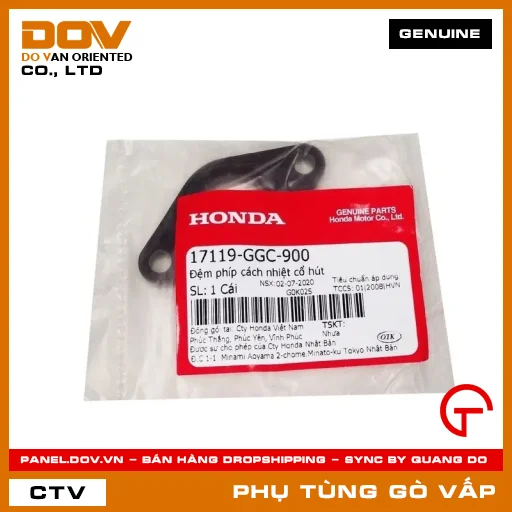 ĐỆM PHÍP CÁCH NHIỆT CỔ HÚT MÃ PHỤ TÙNG 17119GGC900 — 17119GGC900