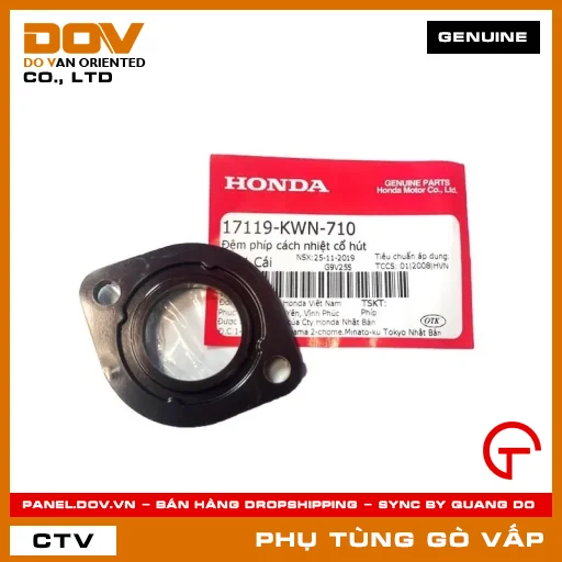 ĐỆM PHÍP CÁCH NHIỆT CỔ HÚT MÃ PHỤ TÙNG 17119KWN710 — 17119KWN710