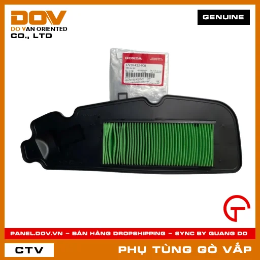 TẤM LỌC GIÓ MÃ PHỤ TÙNG 17210K12900 — 17210K12900