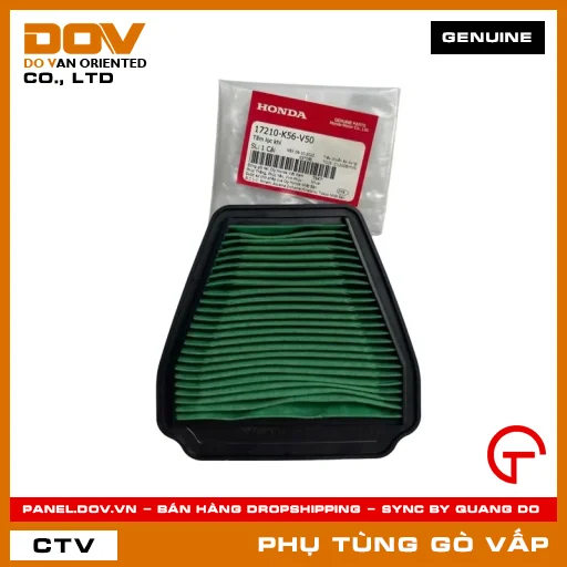 TẤM LỌC GIÓ MÃ PHỤ TÙNG 17210K56V50 — 17210K56V50
