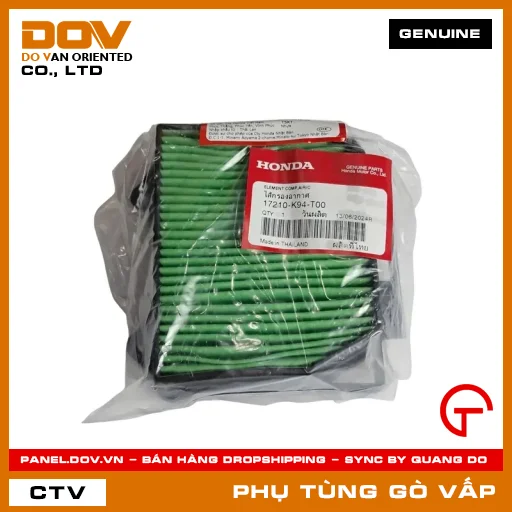 TẤM LỌC GIÓ MÃ PHỤ TÙNG 17210K94T00 — 17210K94T00
