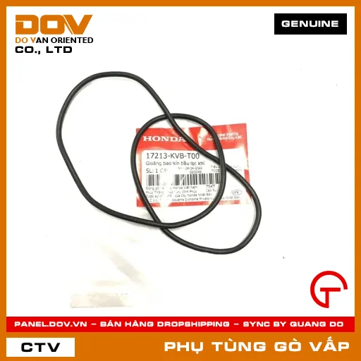 GIOĂNG (RON) BAO KÍN BẦU LỌC GIÓ MÃ PHỤ TÙNG 17213KVBT00 — 17213KVBT00