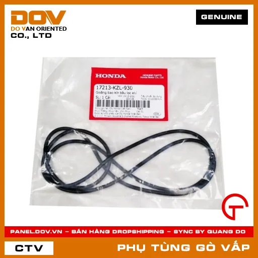 GIOĂNG (RON) BAO KÍN BẦU LỌC GIÓ MÃ PHỤ TÙNG 17213KZL930 — 17213KZL930