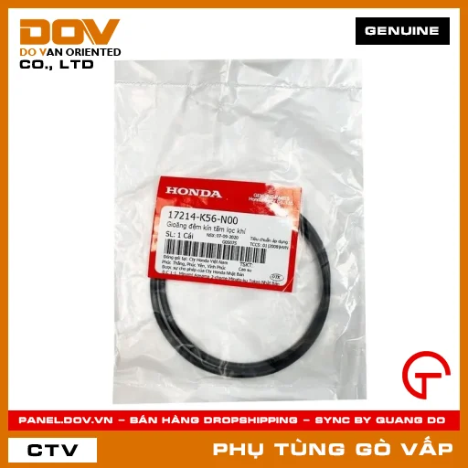 GIOĂNG (RON) ĐỆM KÍN TẤM LỌC GIÓ MÃ PHỤ TÙNG 17214K56N00 — 17214K56N00