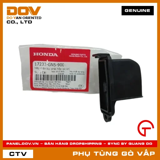 NẮP CHẮN BỤI PHẢI HỘP LỌC GIÓ MÃ PHỤ TÙNG 17233GN5900 — 17233GN5900