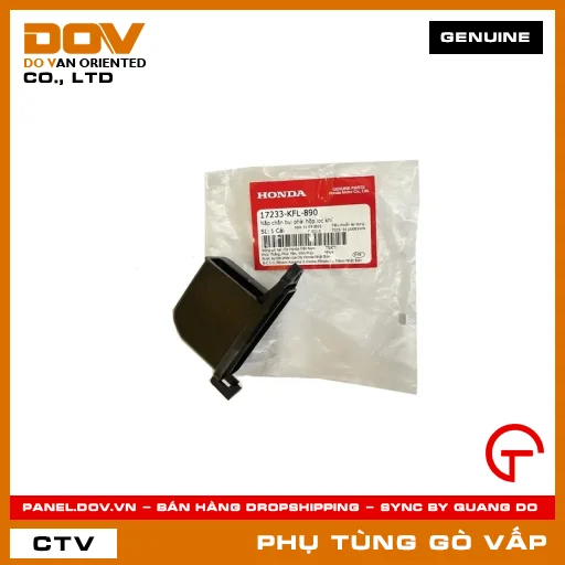 NẮP CHẮN BỤI PHẢI HỘP LỌC GIÓ MÃ PHỤ TÙNG 17233KFL890 — 17233KFL890