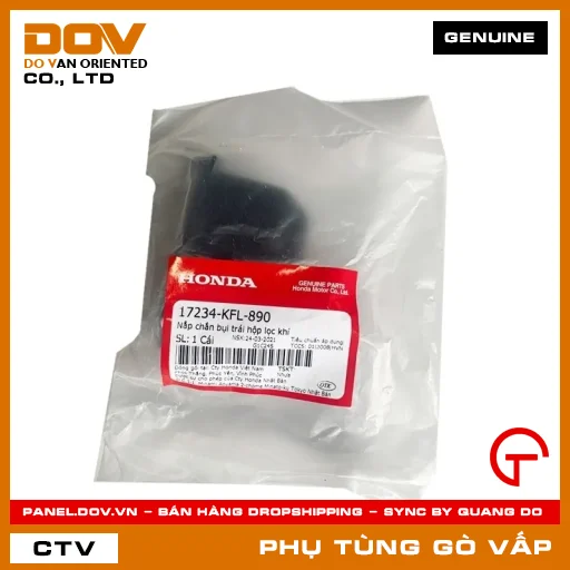 NẮP CHẮN BỤI TRÁI HỘP LỌC GIÓ MÃ PHỤ TÙNG 17234KFL890 — 17234KFL890