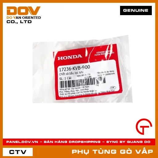 CHỐT XẢ BẦU LỌC GIÓ MÃ PHỤ TÙNG 17236KVB900 — 17236KVB900