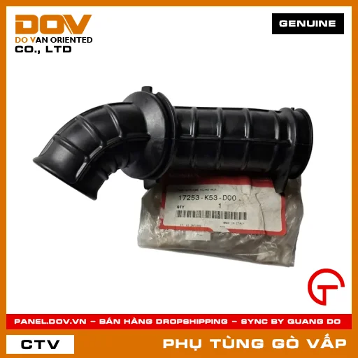ỐNG NỐI BỘ LỌC GIÓ MÃ PHỤ TÙNG 17253K53D00 — 17253K53D00