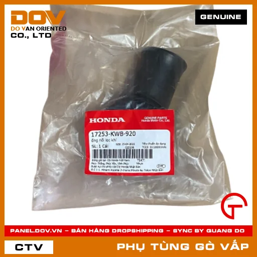 ỐNG NỐI LỌC GIÓ MÃ PHỤ TÙNG 17253KWB920 — 17253KWB920