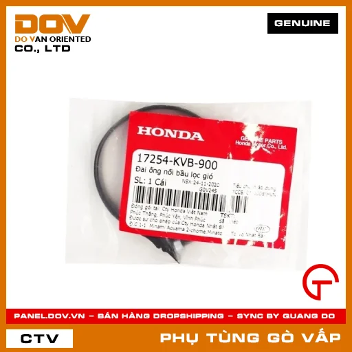 ĐAI ỐNG NỐI BẦU LỌC GIÓ MÃ PHỤ TÙNG 17254KVB900 — 17254KVB900