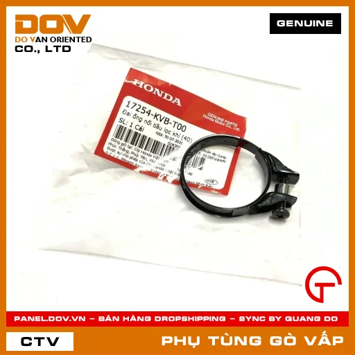 ĐAI ỐNG NỐI BẦU LỌC GIÓ (40) MÃ PHỤ TÙNG 17254KVBT00 — 17254KVBT00