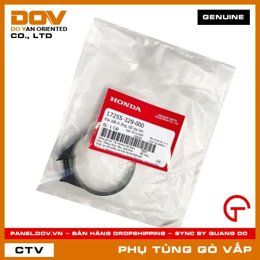 ĐAI BẮT A ỐNG NỐI LỌC GIÓ MÃ PHỤ TÙNG 17255329000 — 17255329000