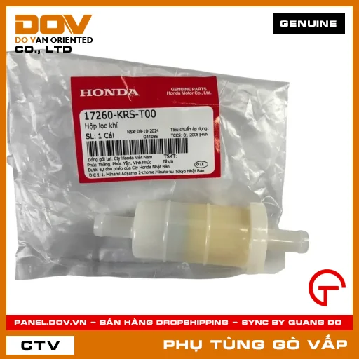HỘP LỌC GIÓ MÃ PHỤ TÙNG 17260KRST00 — 17260KRST00