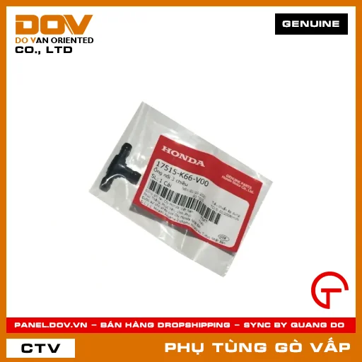ỐNG NỐI 3 CHIỀU MÃ PHỤ TÙNG 17515K66V00 — 17515K66V00