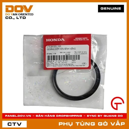 GIOĂNG (RON) ĐỆM KÍN BÌNH XĂNG MÃ PHỤ TÙNG 17518GGLJ00 — 17518GGLJ00