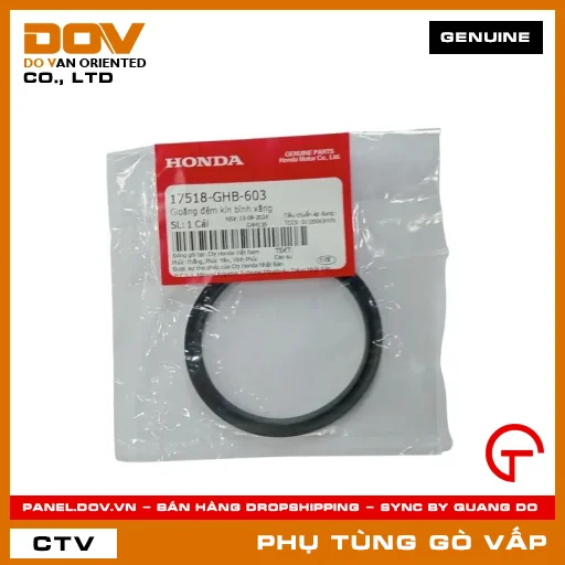 GIOĂNG (RON) ĐỆM KÍN BÌNH XĂNG MÃ PHỤ TÙNG 17518GHB603 — 17518GHB603