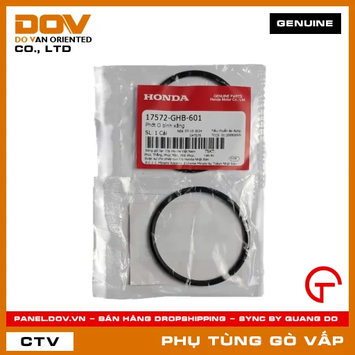 PHỚT O BÌNH XĂNG MÃ PHỤ TÙNG 17572GHB601 — 17572GHB601