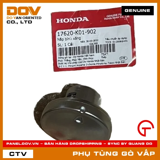 NẮP BÌNH XĂNG MÃ PHỤ TÙNG 17620K01902 — 17620K01902