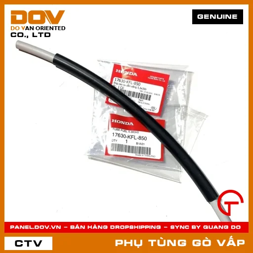ỐNG CAO SU DẪN XĂNG 5,3X350 MÃ PHỤ TÙNG 17630KFL850 — 17630KFL850