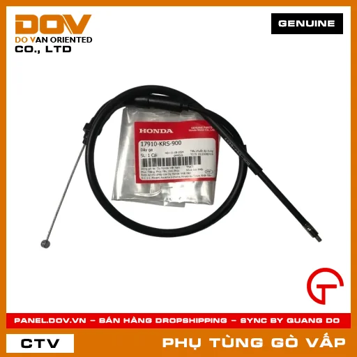 DÂY GA MÃ PHỤ TÙNG 17910KRS900 — 17910KRS900