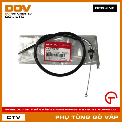 DÂY GA MÃ PHỤ TÙNG 17910KTL740 — 17910KTL740