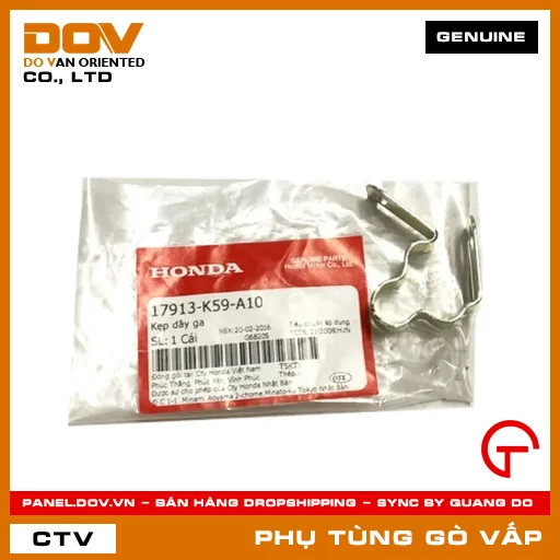 KẸP DÂY GA MÃ PHỤ TÙNG 17913K59A10 — 17913K59A10