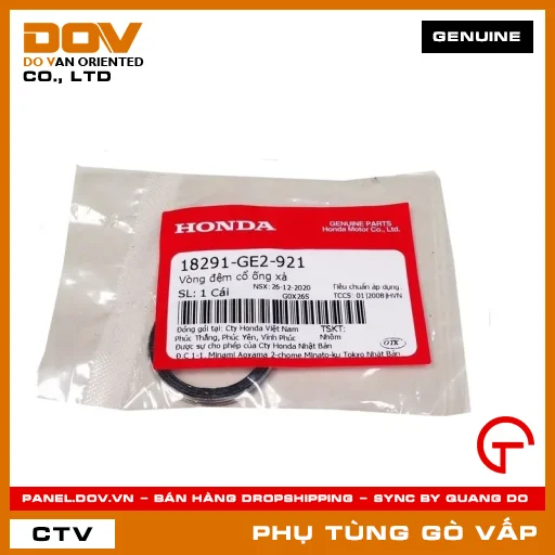 VÒNG ĐỆM CỔ ỐNG XẢ MÃ PHỤ TÙNG 18291GE2921 — 18291GE2921