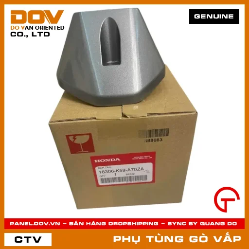 ĐUÔI ỐNG XẢ*NH167MU* MÃ PHỤ TÙNG 18306K59A70ZA — 18306K59A70ZA