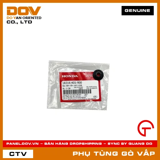 BẠC ĐỆM TẤM CÁCH NHIỆT MÃ PHỤ TÙNG 18316K01900 — 18316K01900