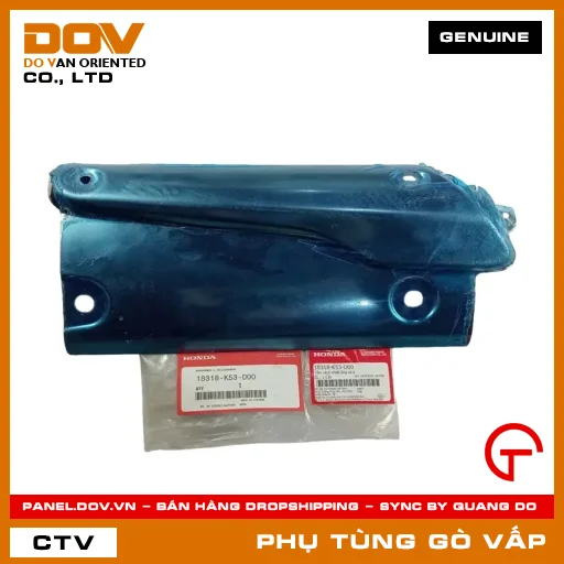 TẤM CÁCH NHIỆT ỐNG XẢ A MÃ PHỤ TÙNG 18318K53D00 — 18318K53D00