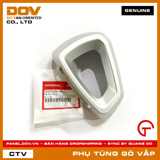 NẮP ĐUÔI ỐNG XẢ MÃ PHỤ TÙNG 18327K56V50 — 18327K56V50