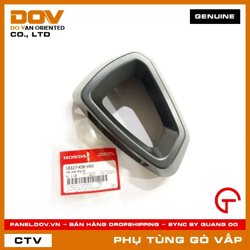 NẮP ĐUÔI ỐNG XẢ MÃ PHỤ TÙNG 18327K56V60 — 18327K56V60
