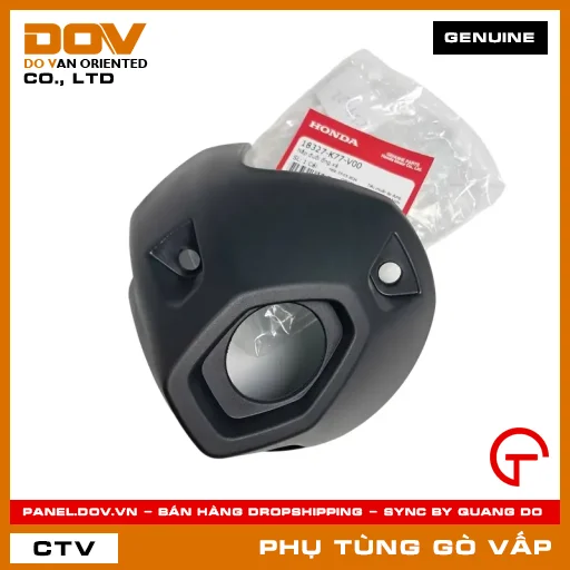 NẮP ĐUÔI ỐNG XẢ MÃ PHỤ TÙNG 18327K77V00 — 18327K77V00