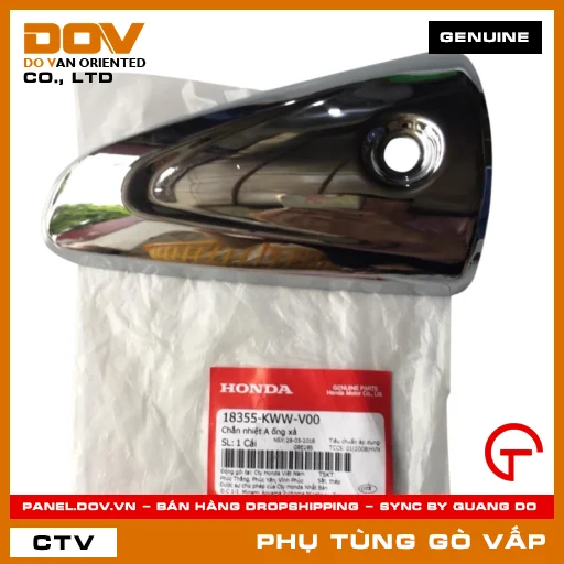 CHẮN NHIỆT A ỐNG XẢ MÃ PHỤ TÙNG 18355KWWV00 — 18355KWWV00