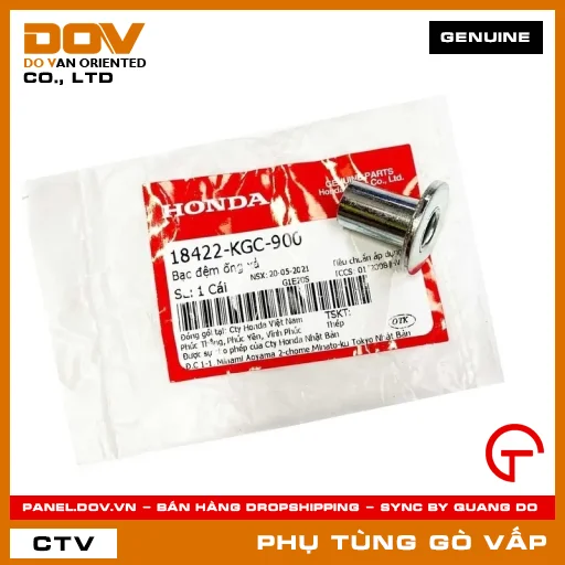 BẠC ĐỆM ỐNG XẢ MÃ PHỤ TÙNG 18422KGC900 — 18422KGC900