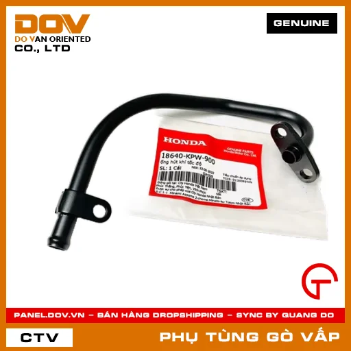 ỐNG HÚT KHÍ CONTERMET MÃ PHỤ TÙNG 18640KPW900 — 18640KPW900