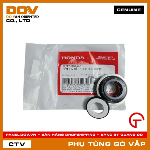ĐỆM KÍN ĐẦU TRỤC BƠM NƯỚC MÃ PHỤ TÙNG 19217MZ0760 — 19217MZ0760