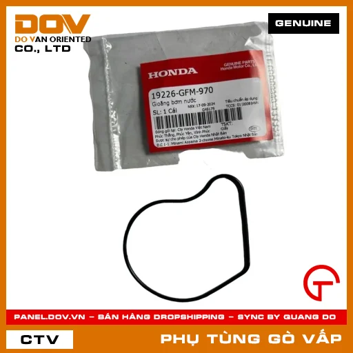 GIOĂNG (RON) BƠM NƯỚC MÃ PHỤ TÙNG 19226GFM970 — 19226GFM970